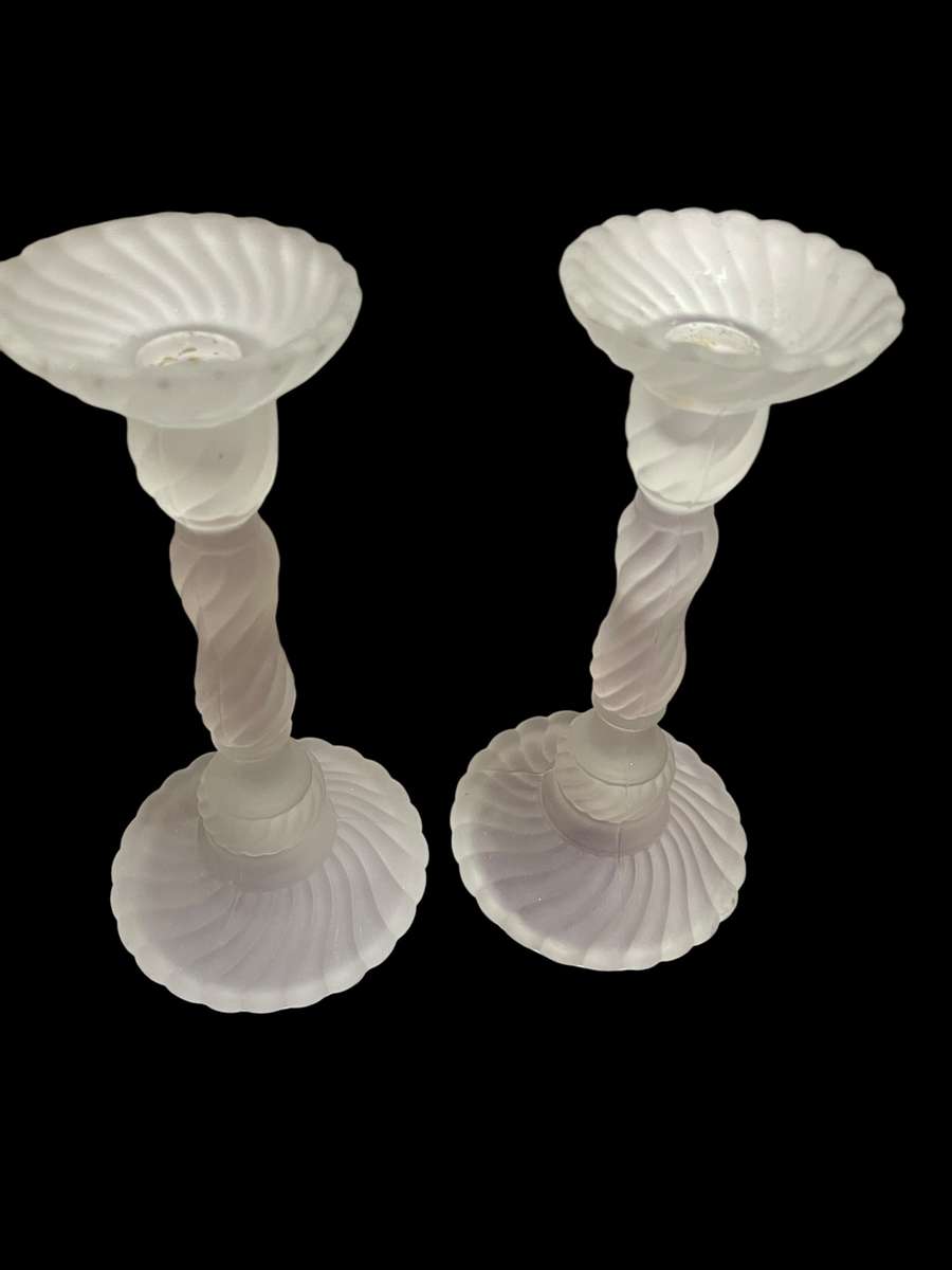 Candle holders glass