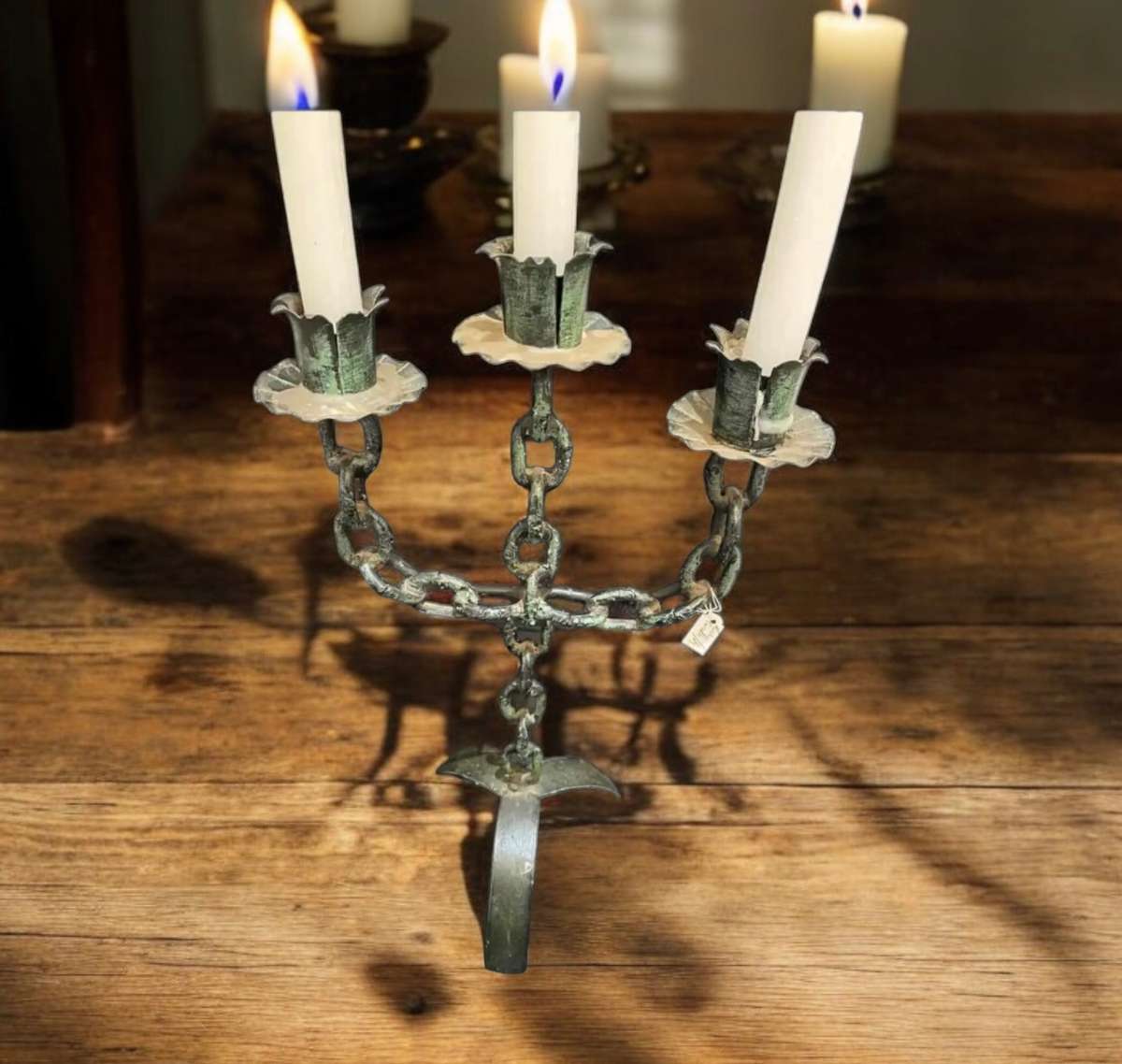 Candle holder rustic