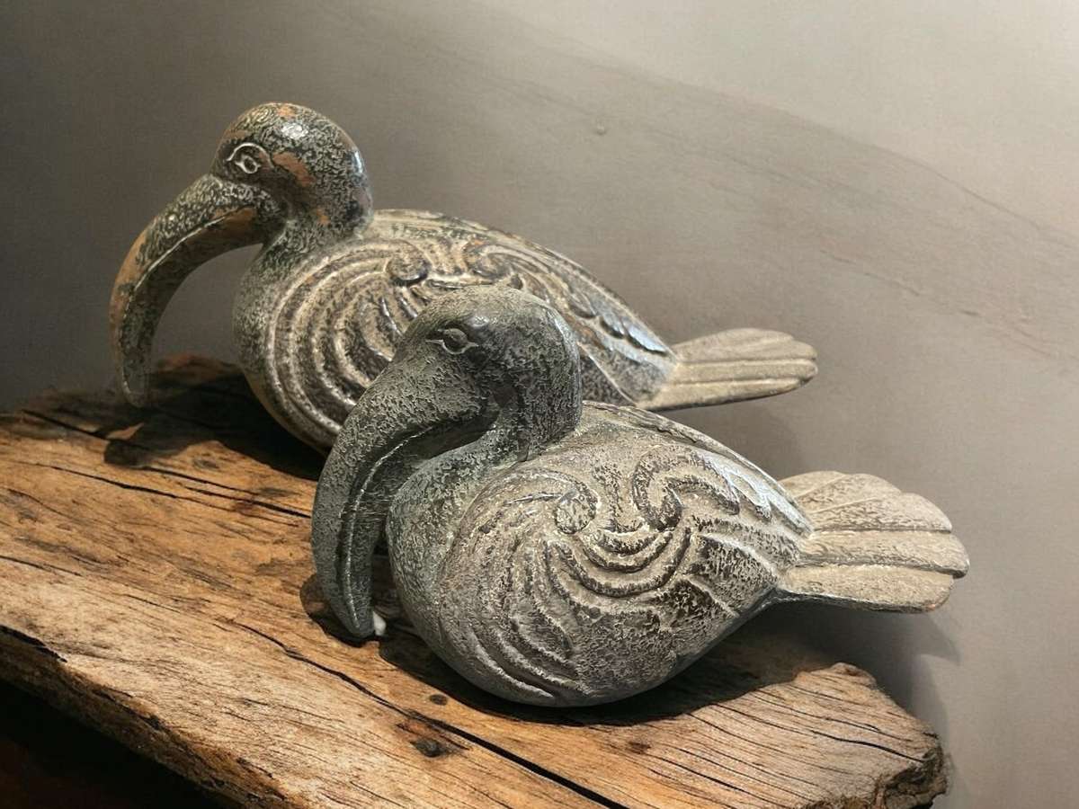 Ornaments Hornbills wood
