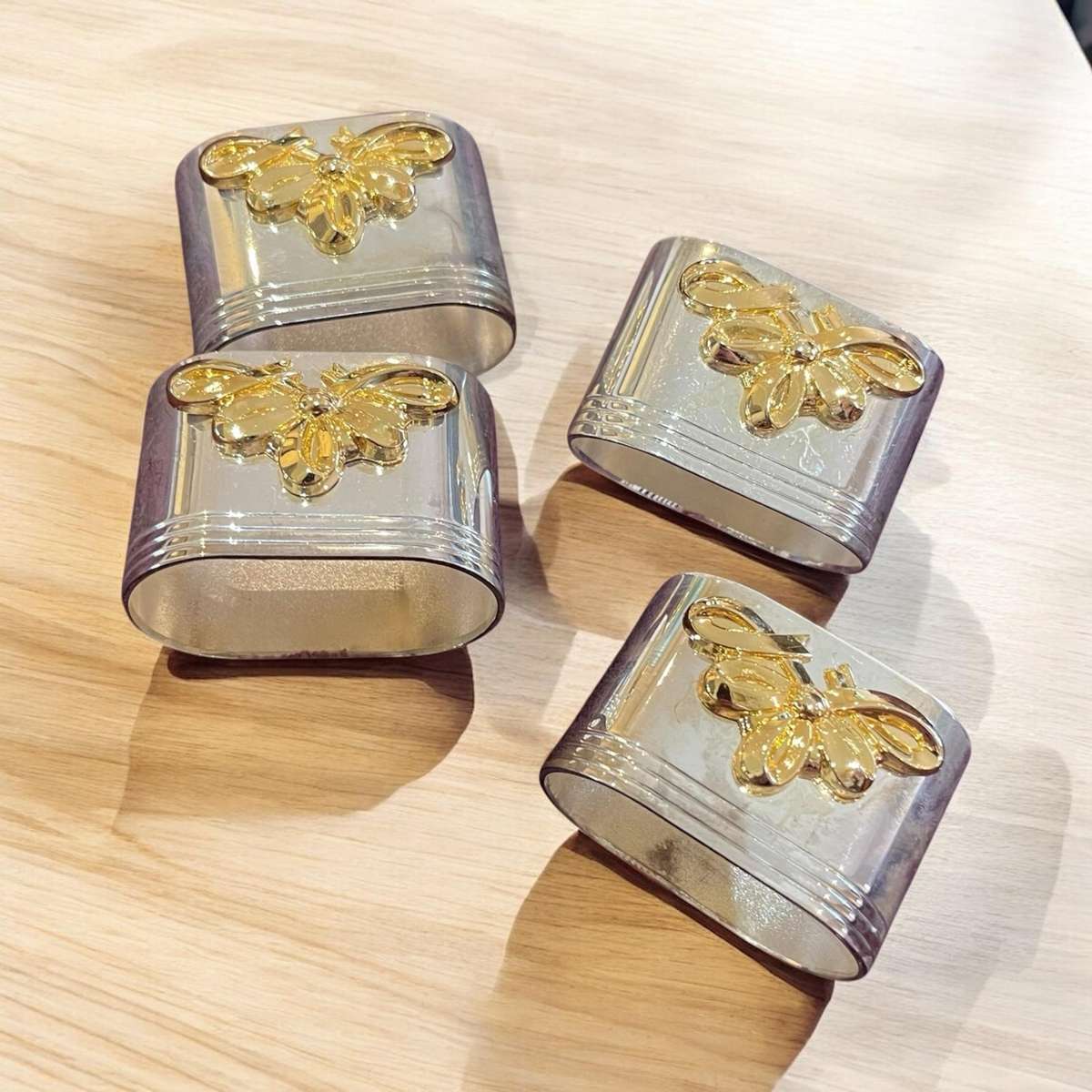 Napkin rings set x4
