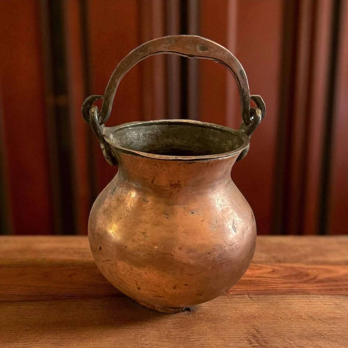 Copper jam pot