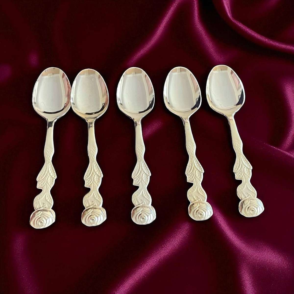 Teaspoons Eetrite gold plated(NR45)