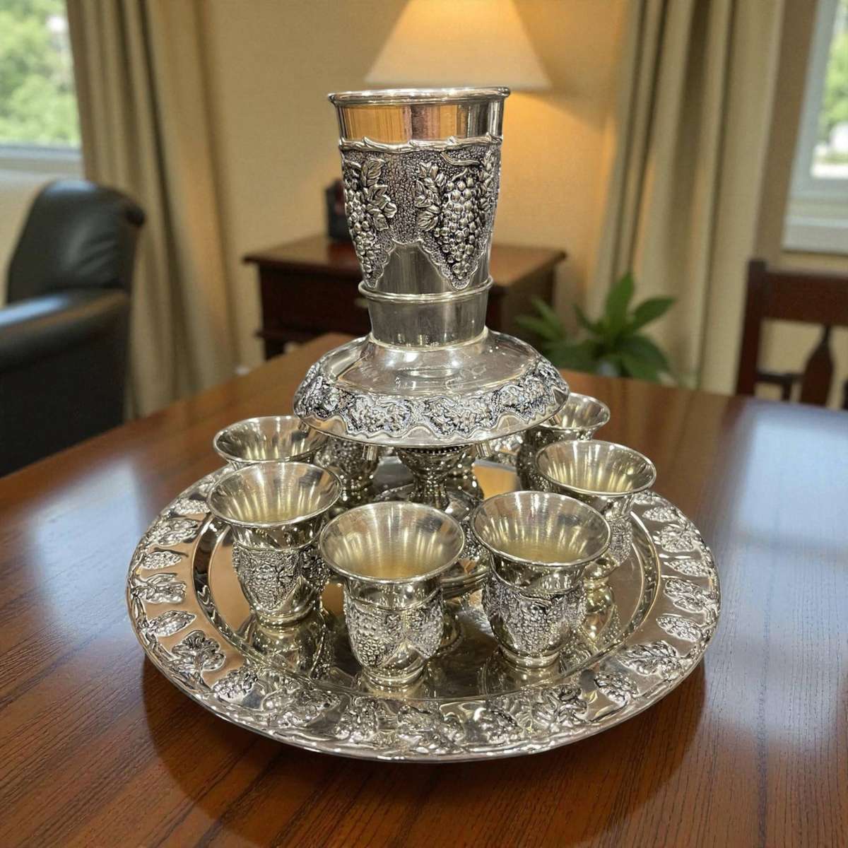 Judaica Kiddush wine fountain
