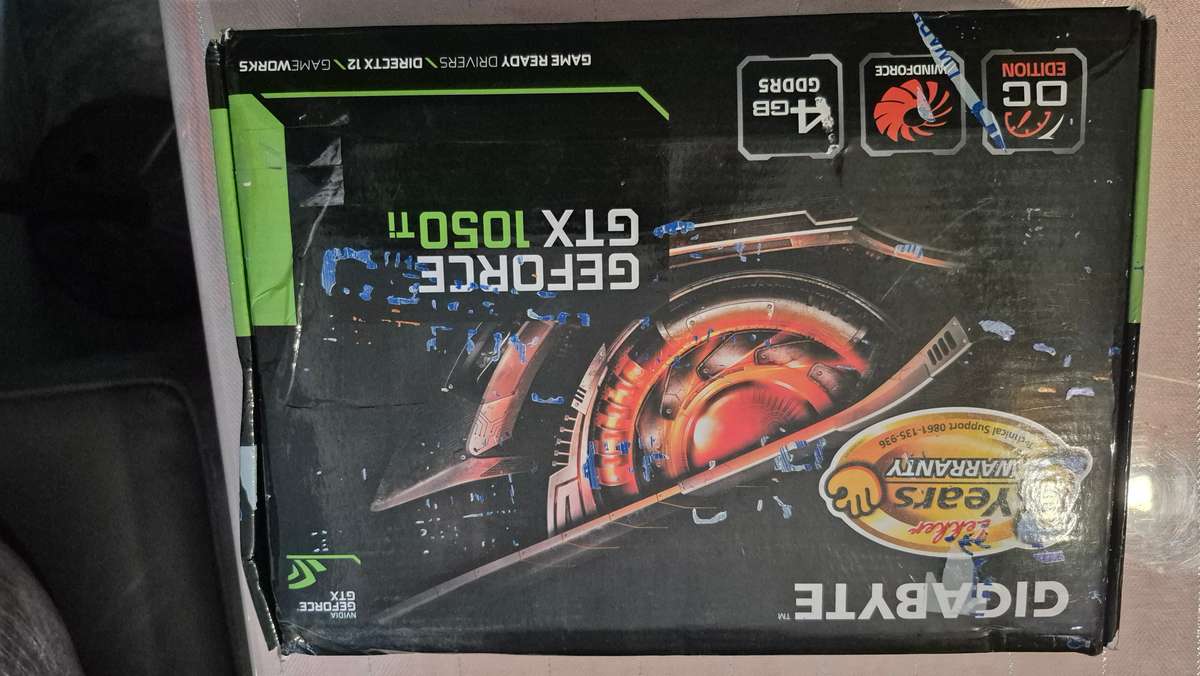 Gigabyte Geforce 1050ti 4GB OC Edition