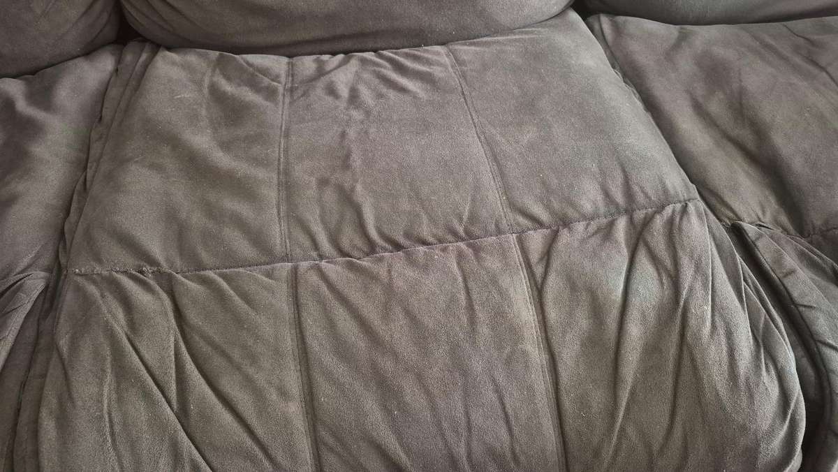 3 piece 3 action recliner brown