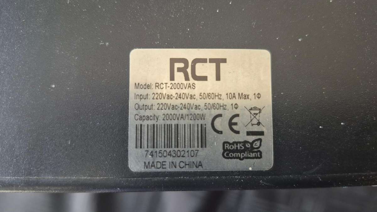 RCT 2000VA/1200W UPS