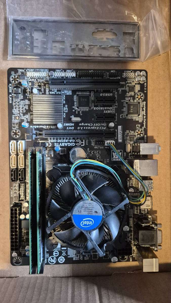 Motherboard, cpu and ram combo