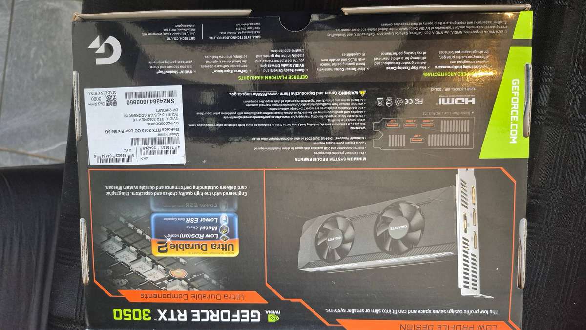 GeForce RTX 3050 OC Low Profile 6G