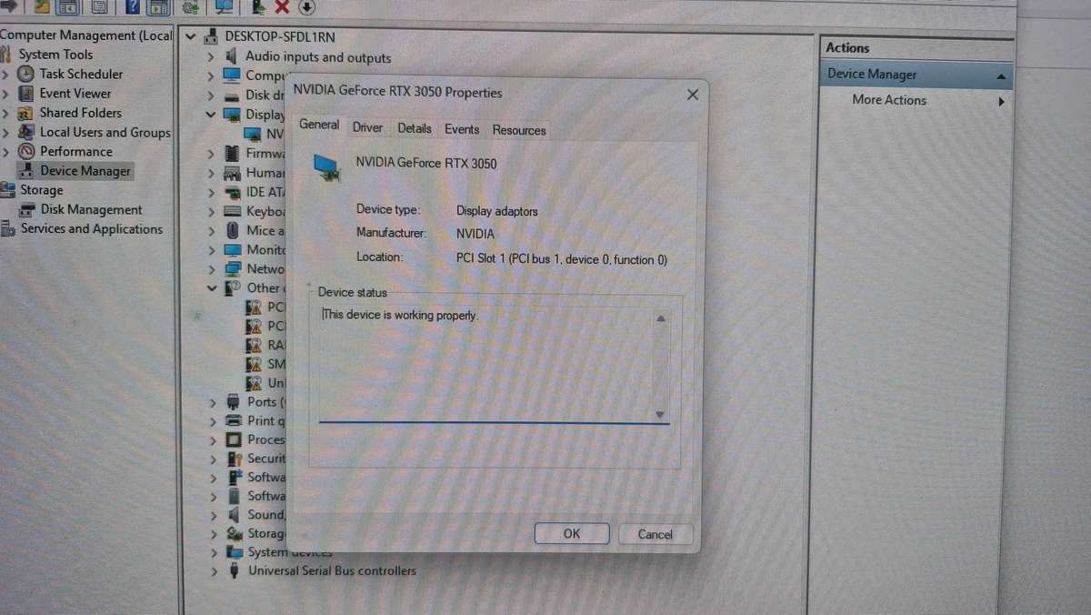 GeForce RTX 3050 OC Low Profile 6G