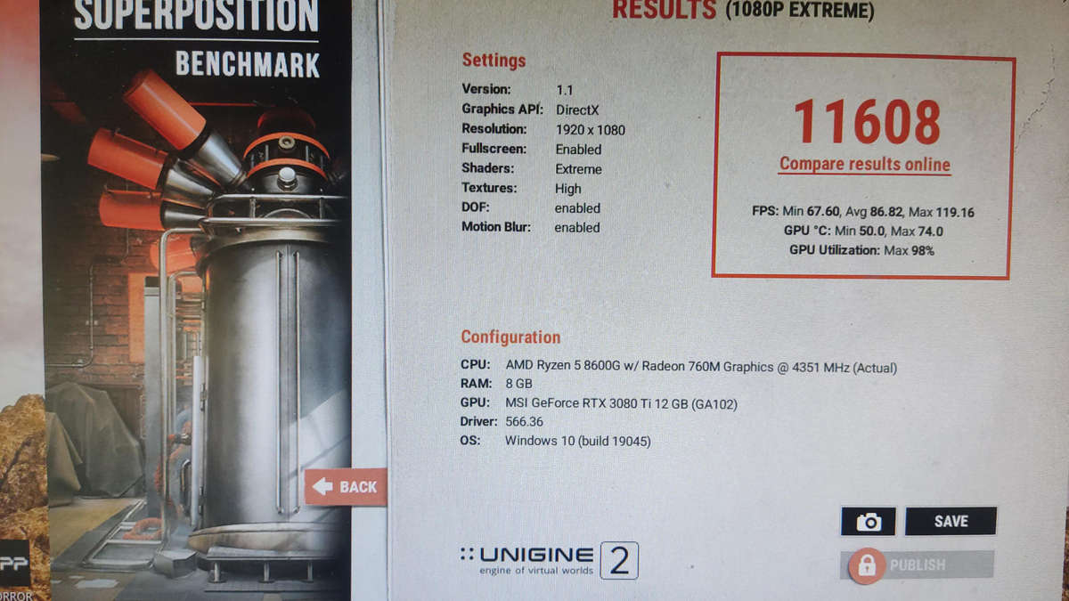 RTX 3080 Ti 12gb - MSI VENTUS 3x