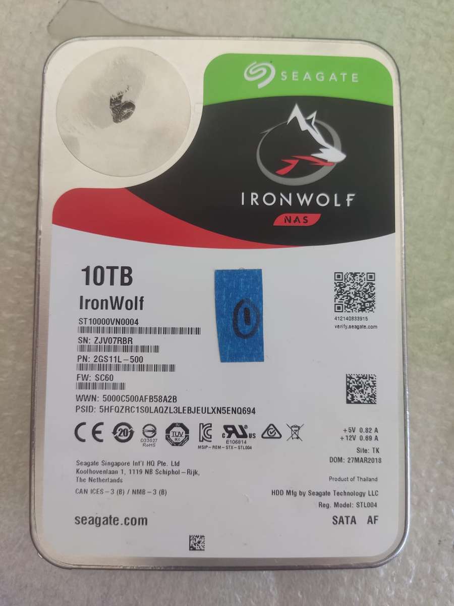 10TB Hard Drives - Seagate IronWolf Pro NAS