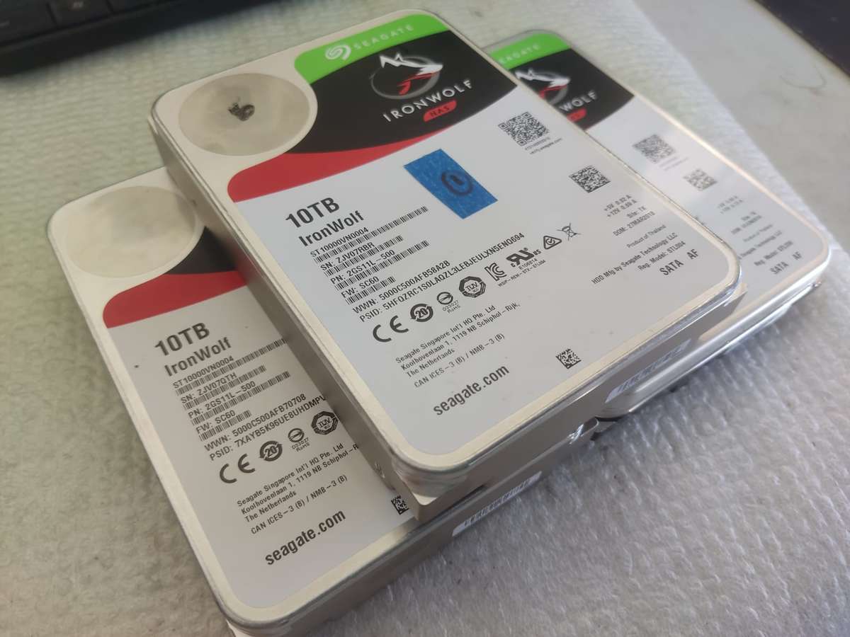 10TB Hard Drives - Seagate IronWolf Pro NAS