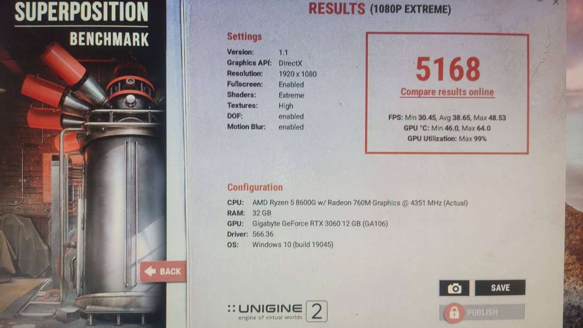 RTX 3060 12GB (Custom i/o shield)