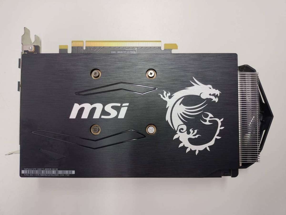 MSI GTX 1660 Ti ARMOR 6G OC