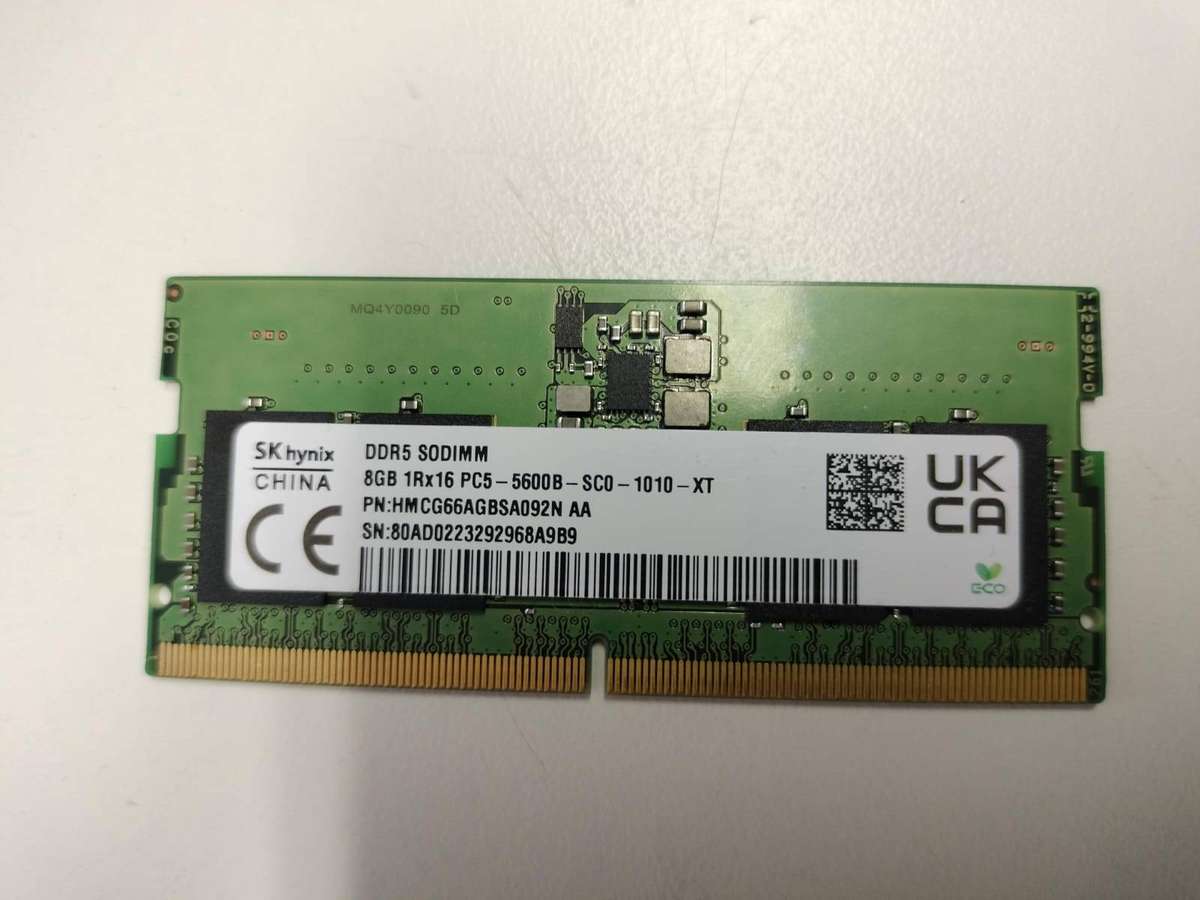SkHynix DDR5 SODIMM 8GB 5600Mt/s