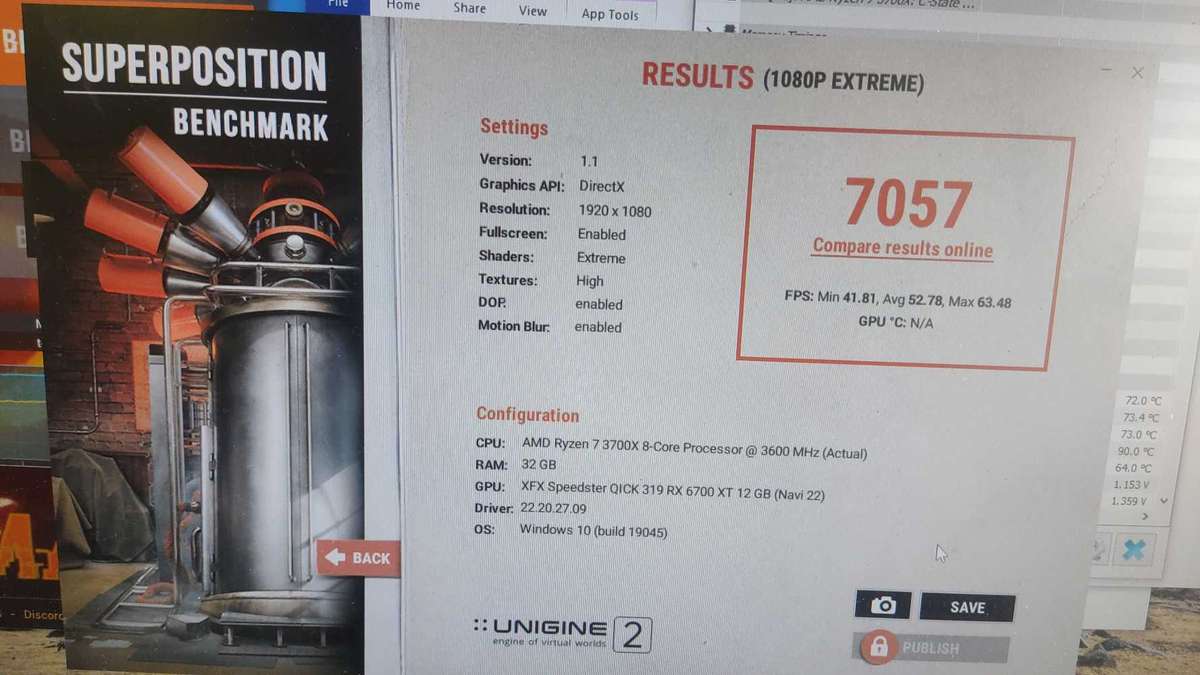 12GB RX 6700 XT - XFX QICK319 Black