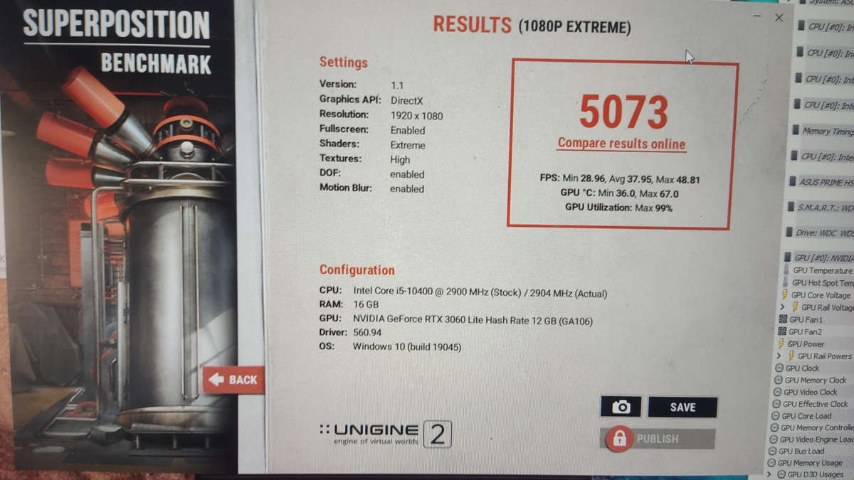 12GB RTX 3060 - GALAX GAMER