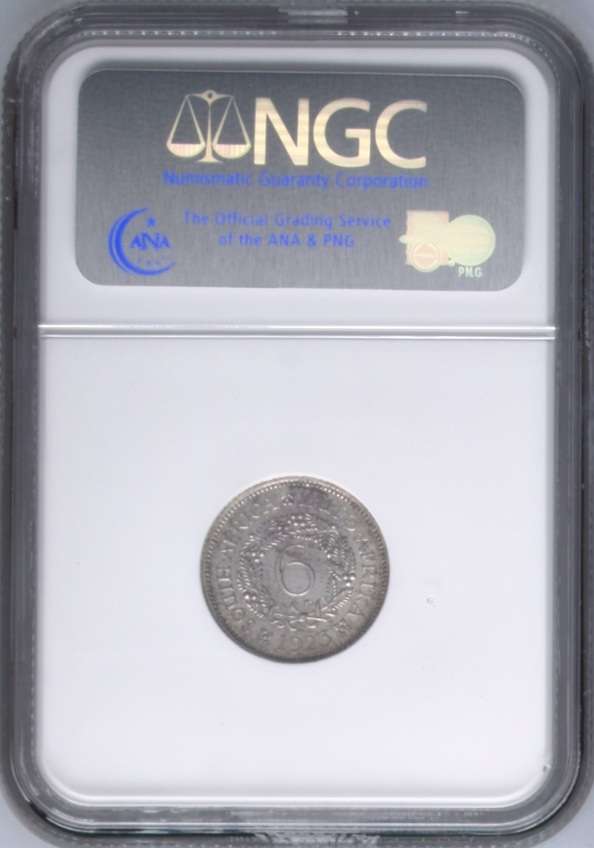 1923 SAU Union sixpence NGC PF61