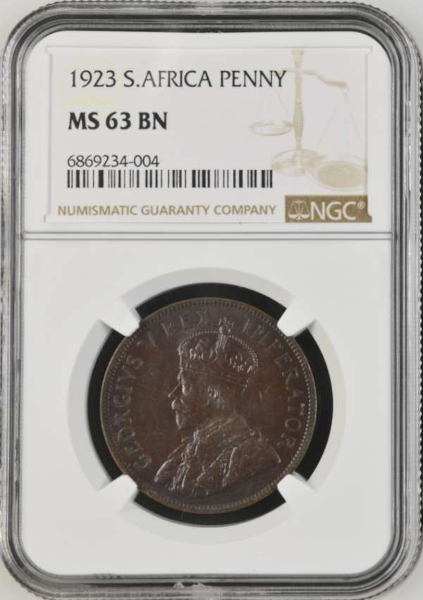 1923 SAU penny, MS63BN