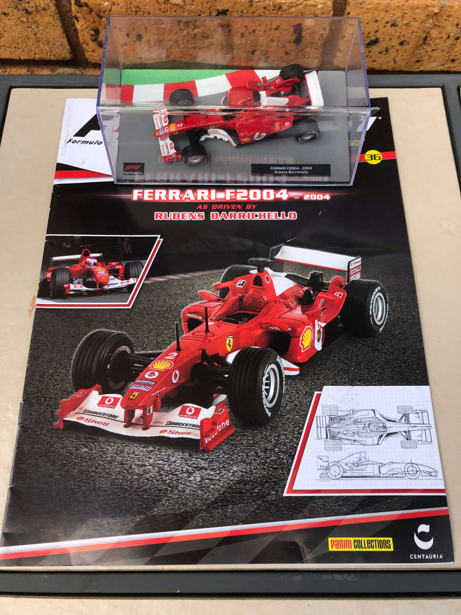 Ferrari F2004, 2004 (#2, Rubens Barrichello) + magazine
