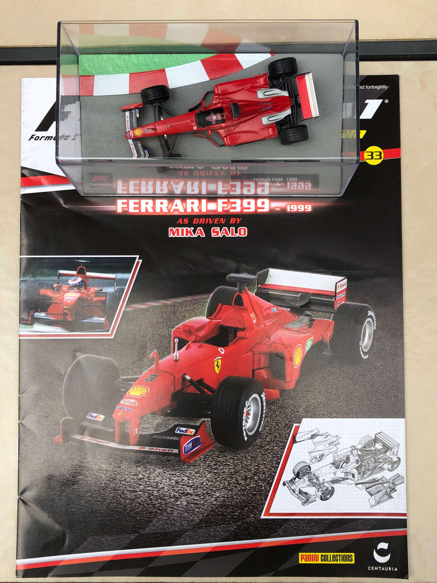 Ferrari F399, 1999 (#3, Mika Salo) + magazine