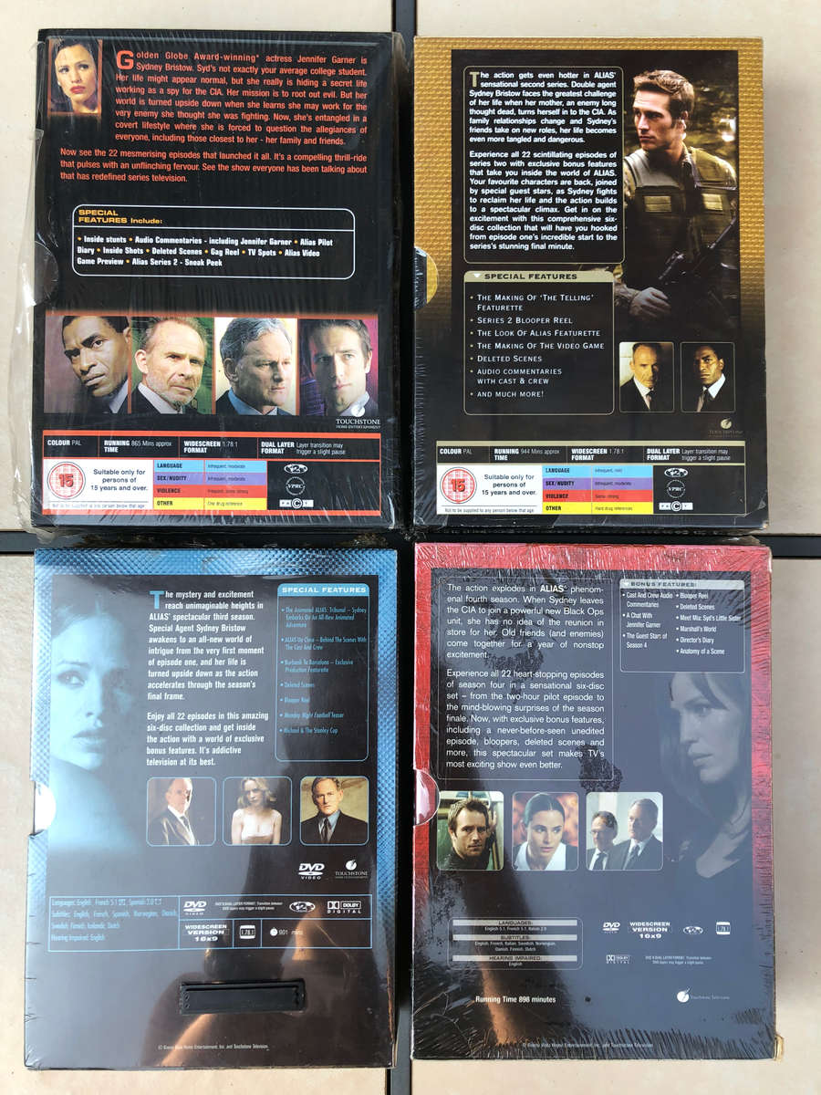 Alias, Season 1 - 4 DVD Bundle