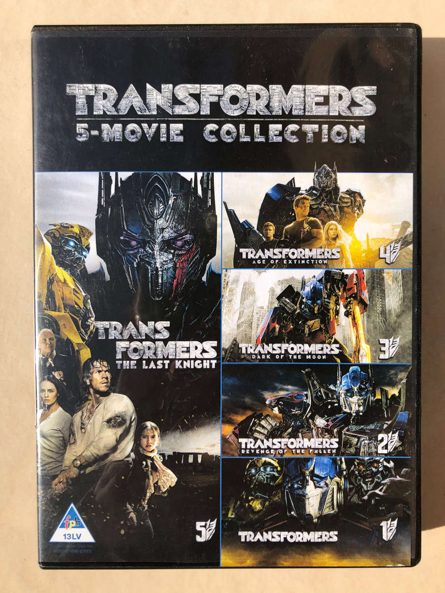Transformers Franchise (1 - 5) DVD Movie Bundle
