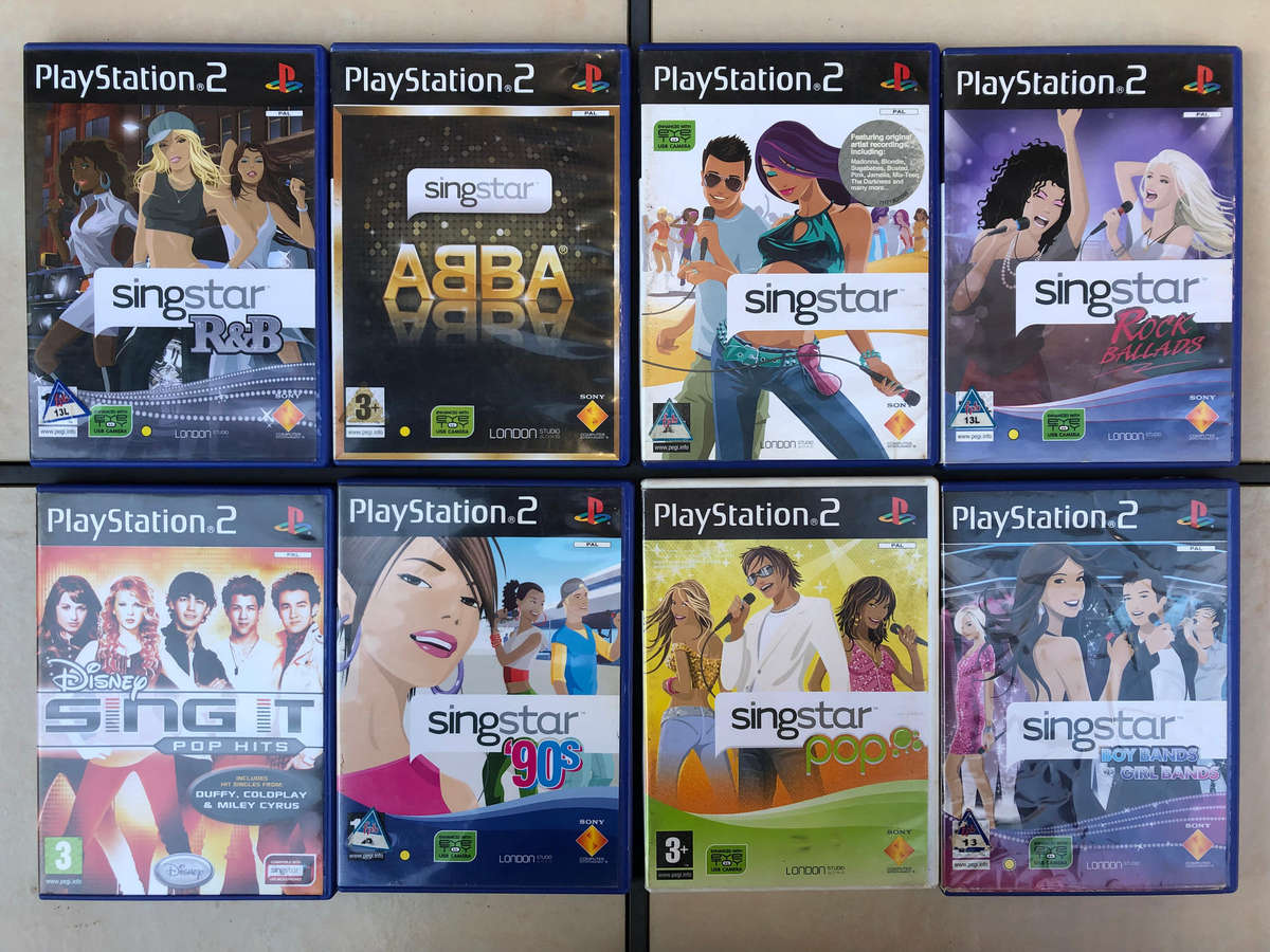 PS2 SingStar Videogame Bundle