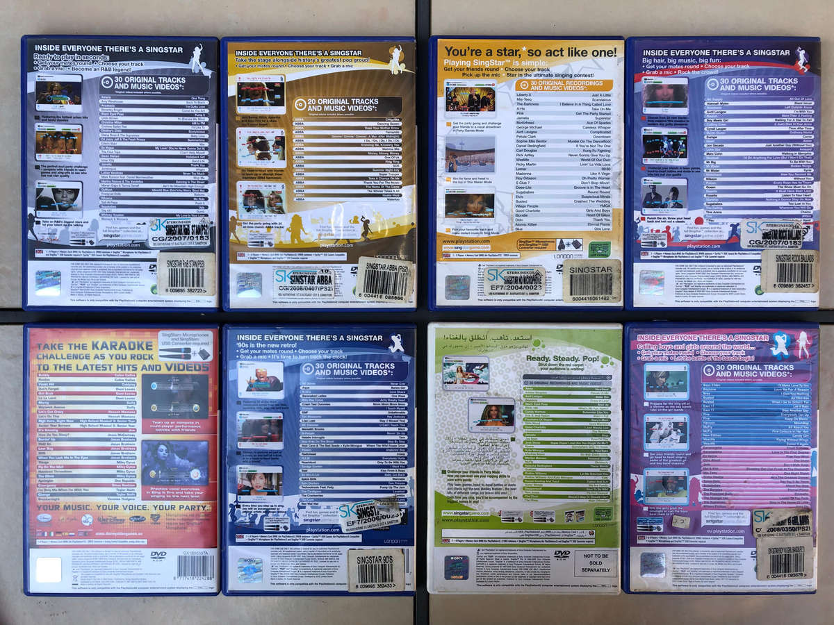 PS2 SingStar Videogame Bundle