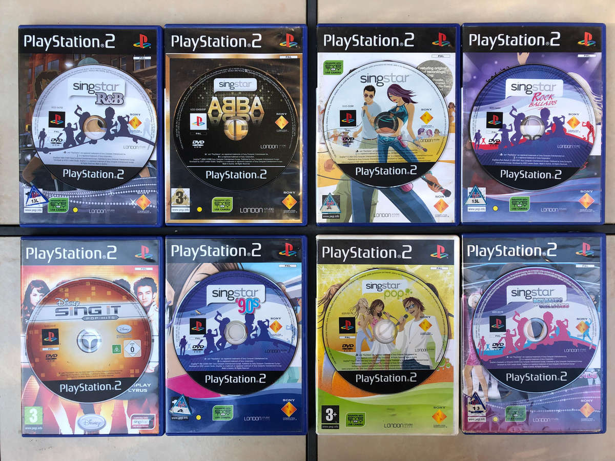 PS2 SingStar Videogame Bundle