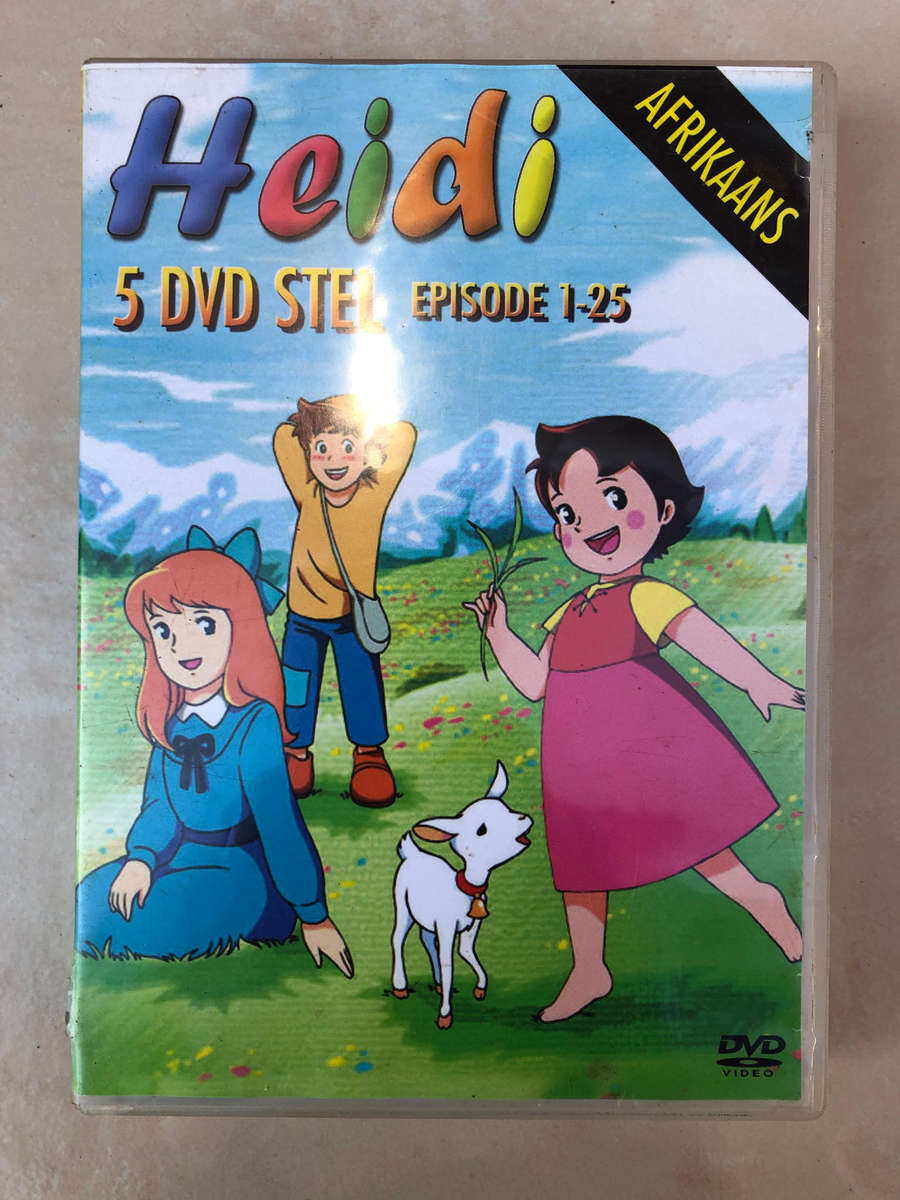Heidi, Episodes 1 - 25 (5-DVD set, Afrikaans)