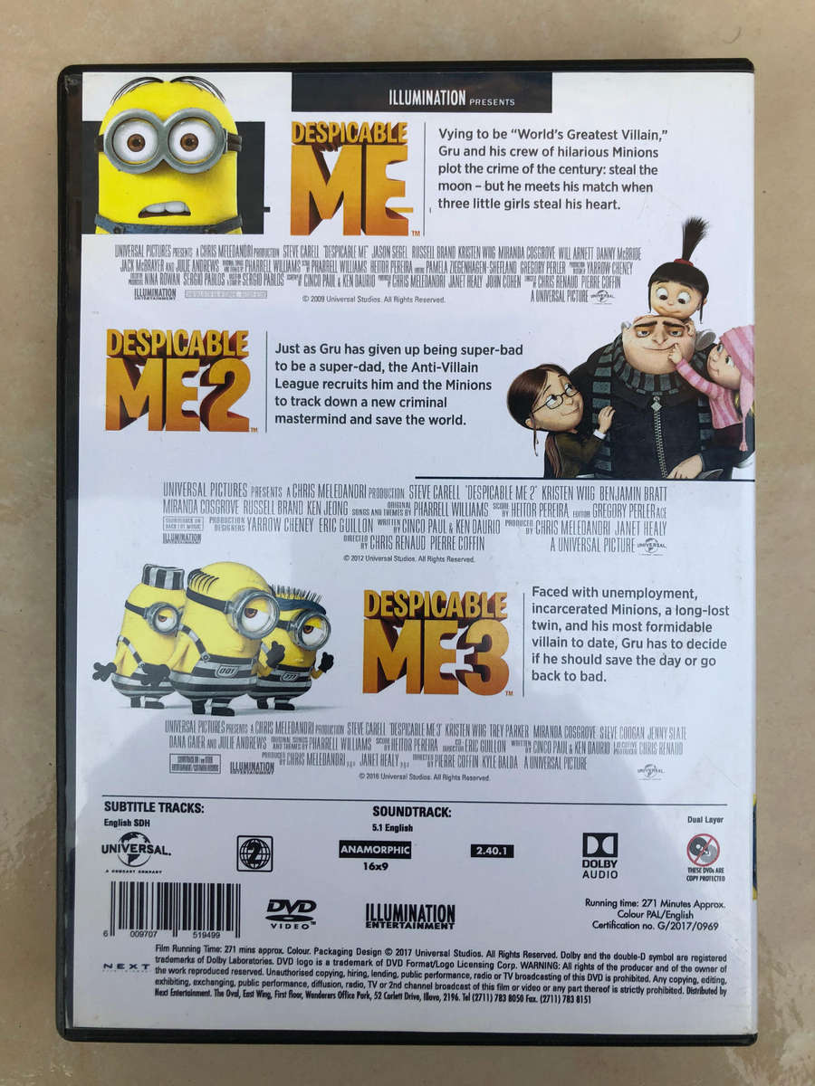 Despicable Me 3-Movie DVD Collection