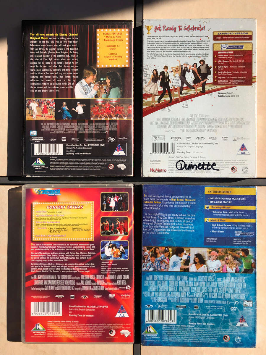 High School Musical Bundle (Movies 1, 2, 3 & Concert Special)