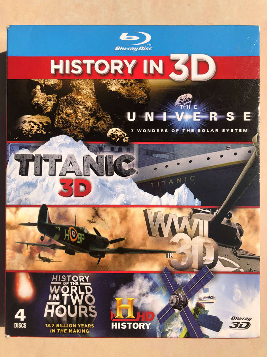History In 3D (Blu-Ray) DVD Bundle