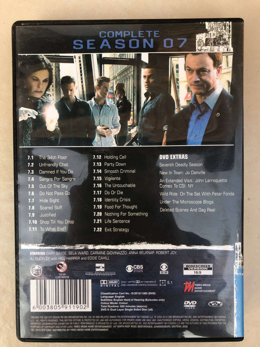 CSI: NY (Season 7) DVD Bundle