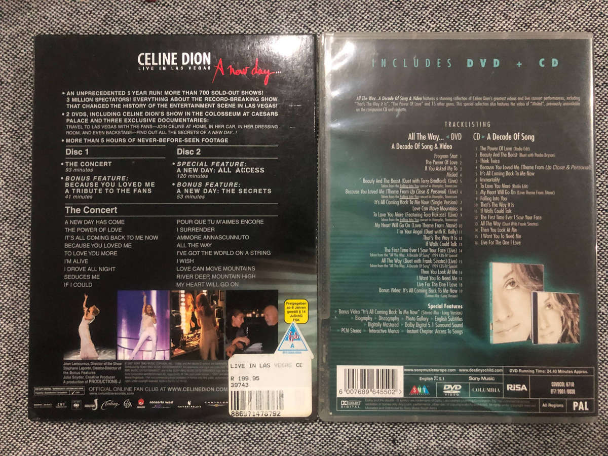 Celine Dion DVD Bundle