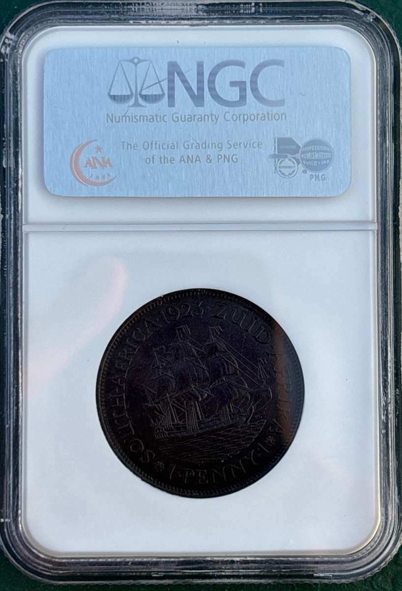 1923 SAU proof penny, NGC PF61