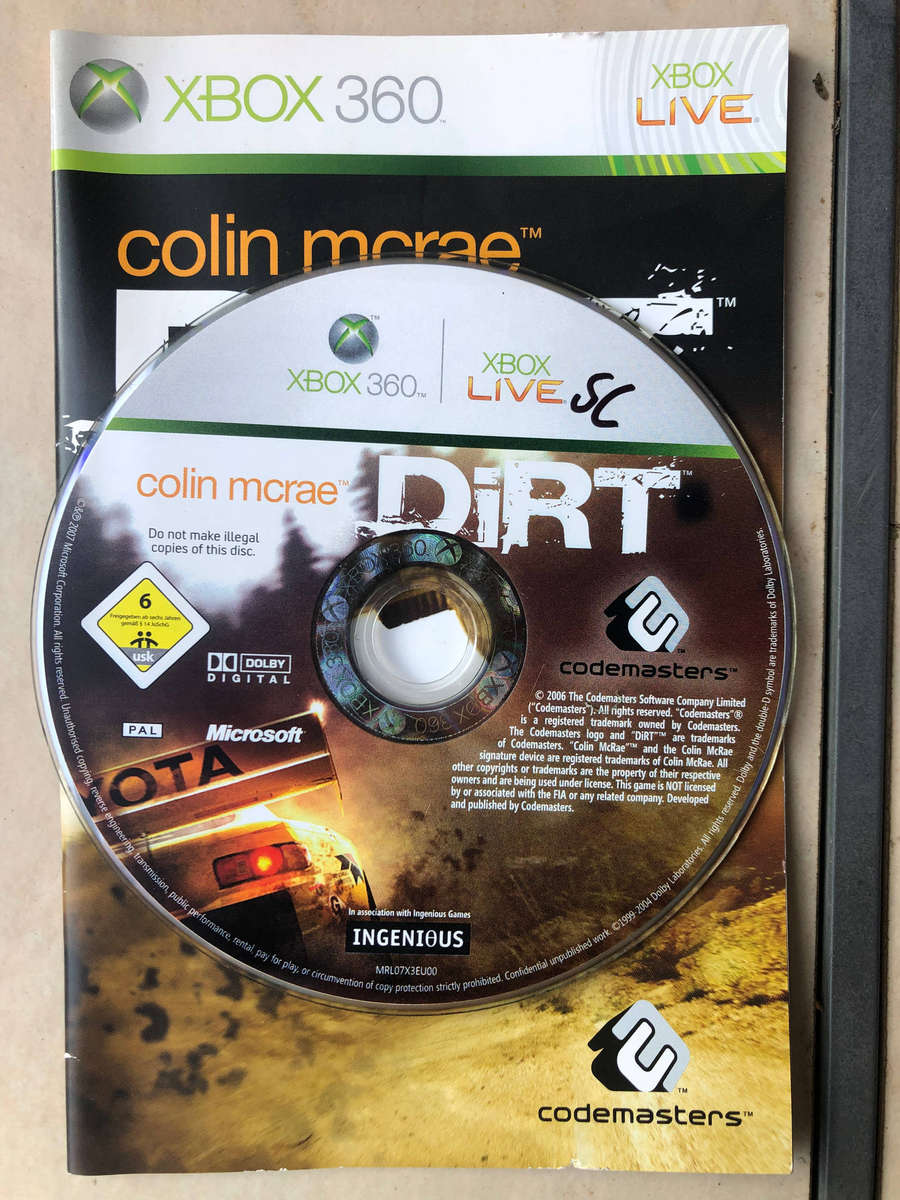 Colin Mcrae Dirt (XBOX 360) Video Game