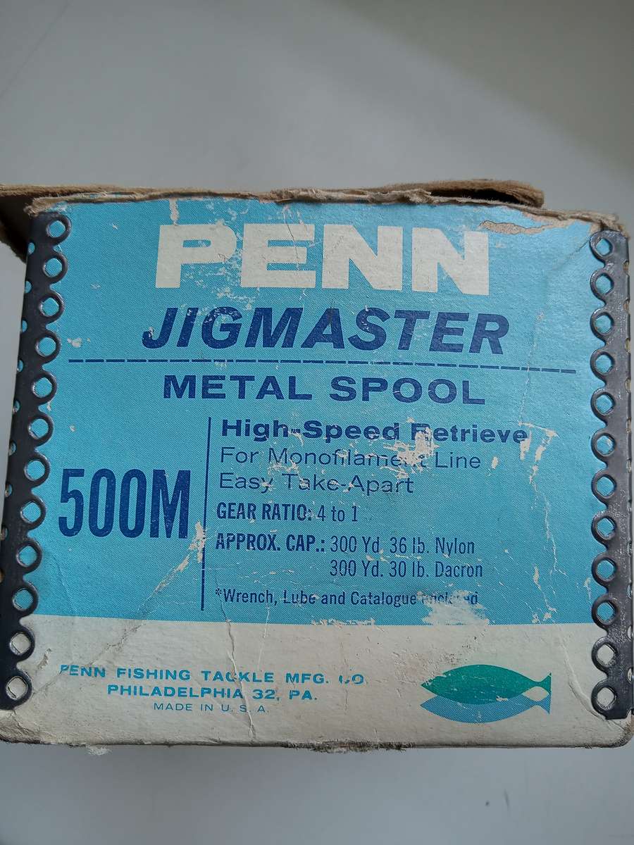 PENN REEL JIGMASTER 500 RARE FIND