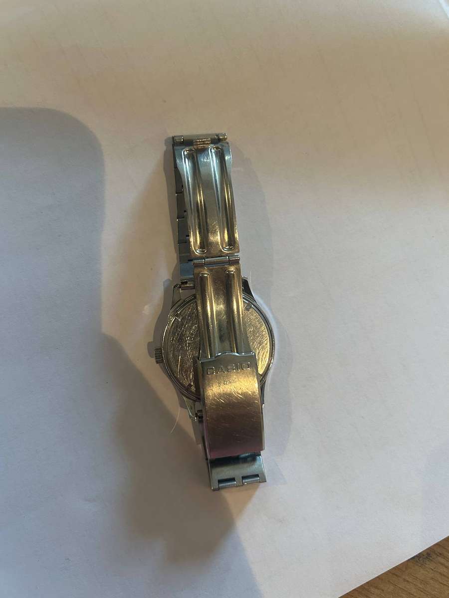 Antique OSCO Record mechanical wrist watch (casio band)
