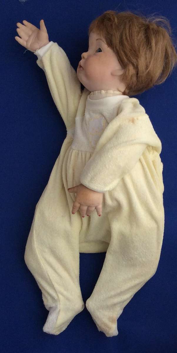 Vintage Porcelain Baby Doll - Little Boy