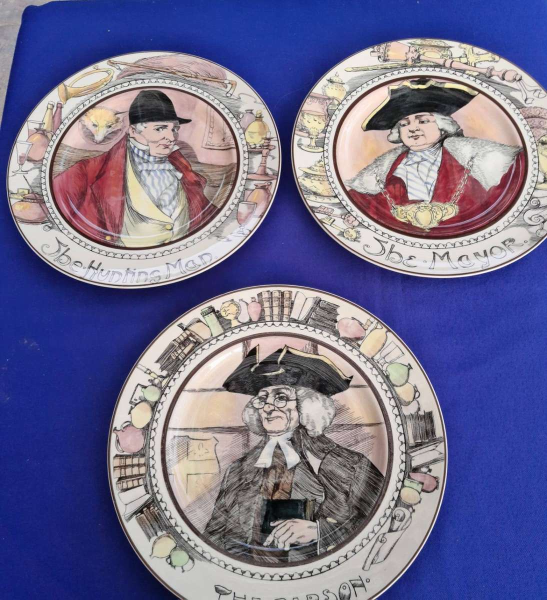 Royal Doulton Professional Series Collector's Display Plates x 3