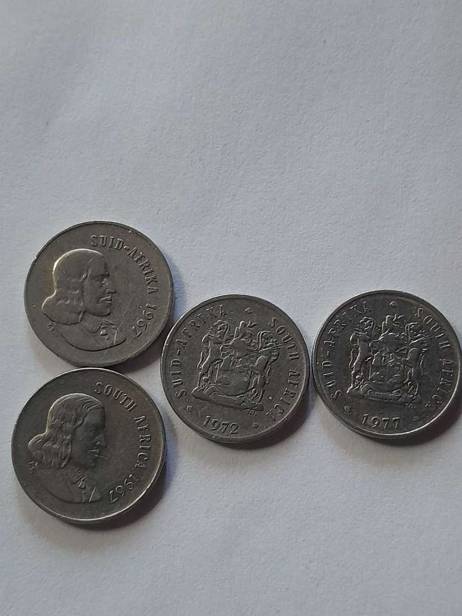 South African 5 cent coins - 29 Coins
