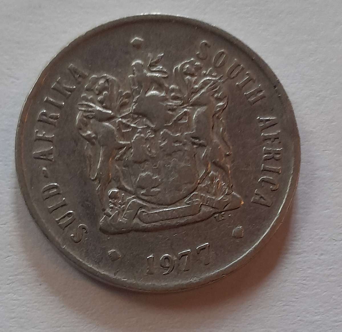 Five South African Coins