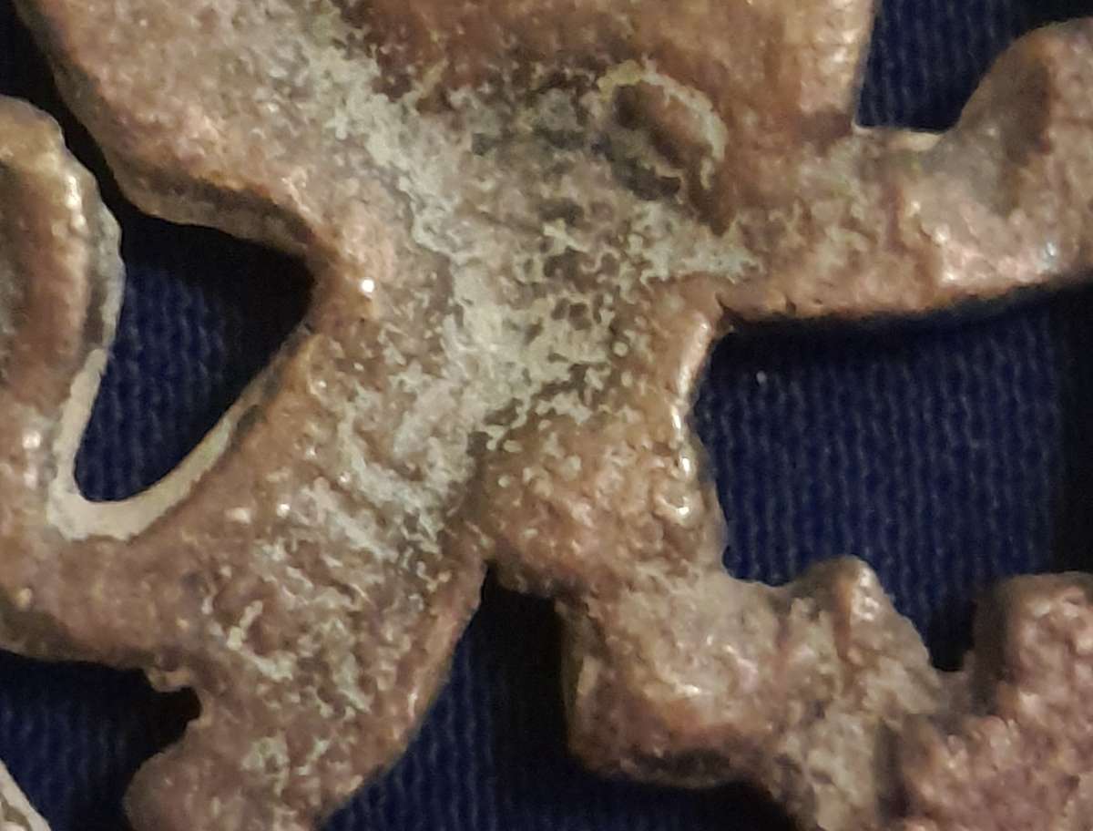 Single Horse Brasses - Antique Pony Horse Brass  - Rampant Lion