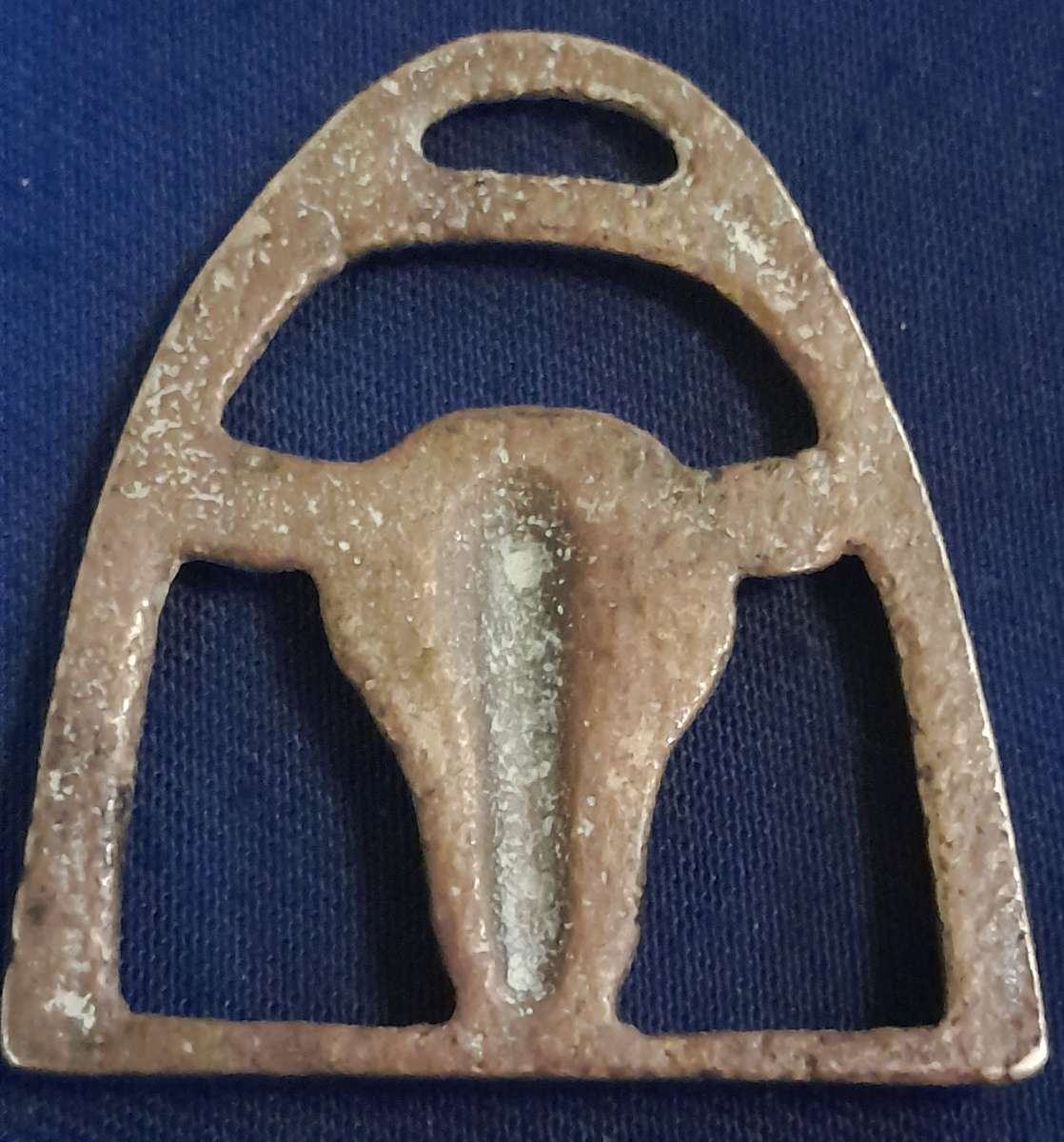 Antique Rare Martingale Miniature Pony Brasses - Set of Two