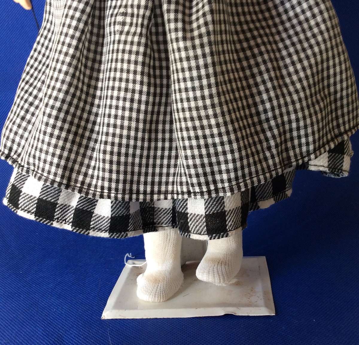 Porcelain Display Doll on Stand