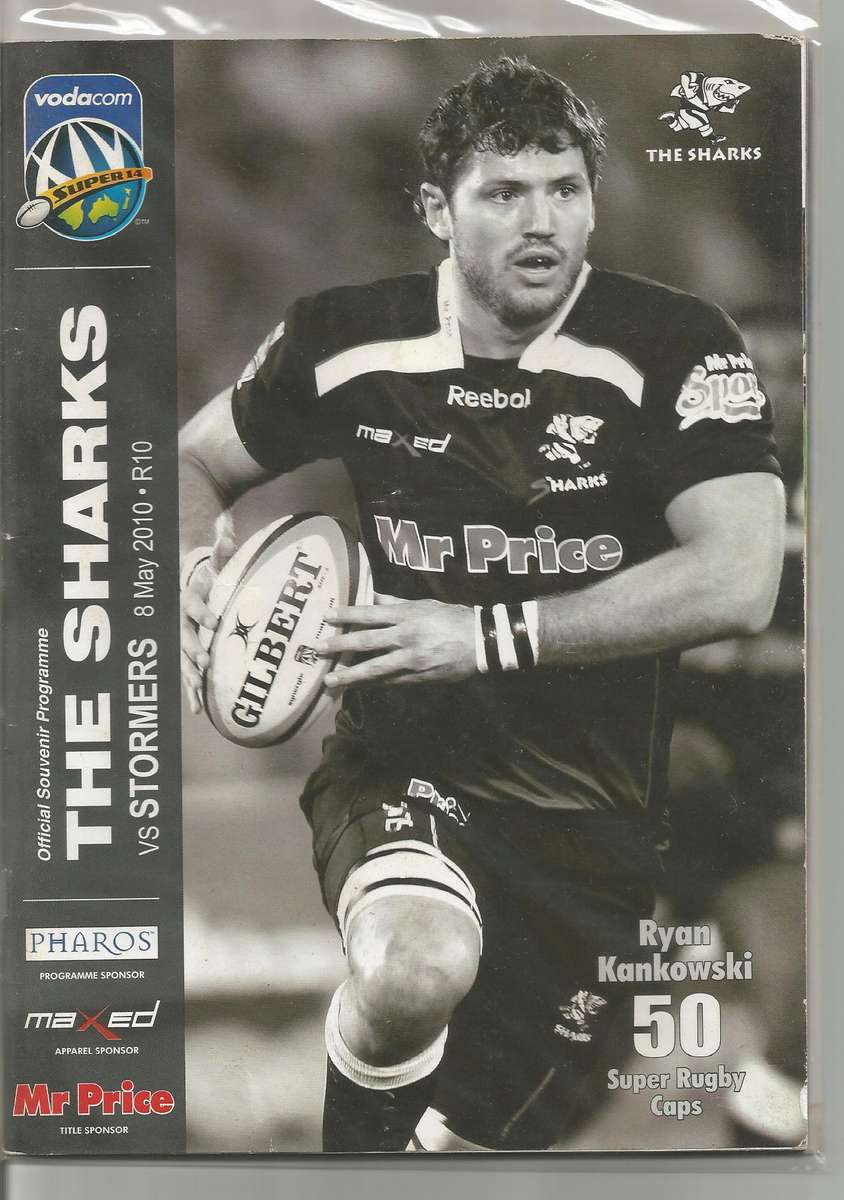 Collectable Sharks Rugby Programmes x 6 Mint condition