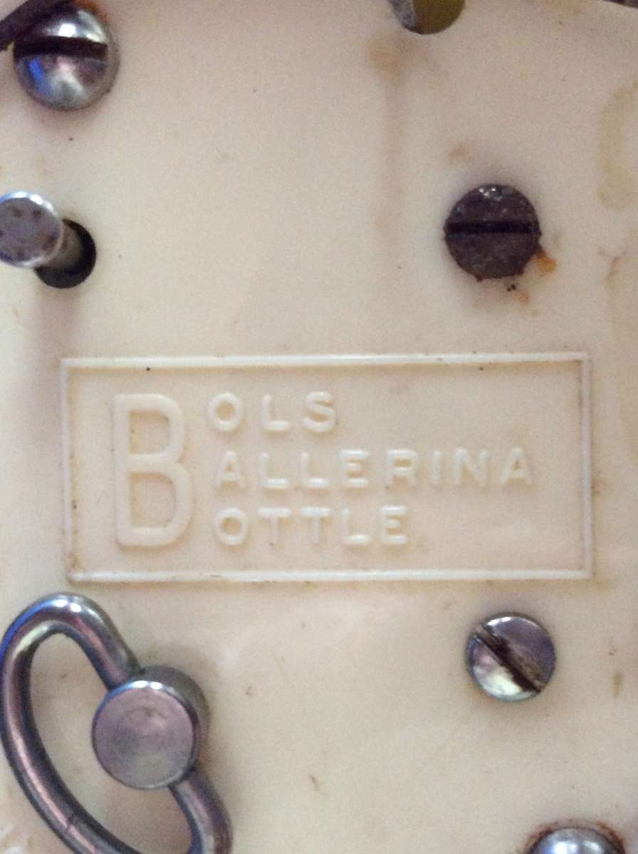 vintage Collector Bols Liqueur Dancing Ballerina / Music Box Bottle / Decanter