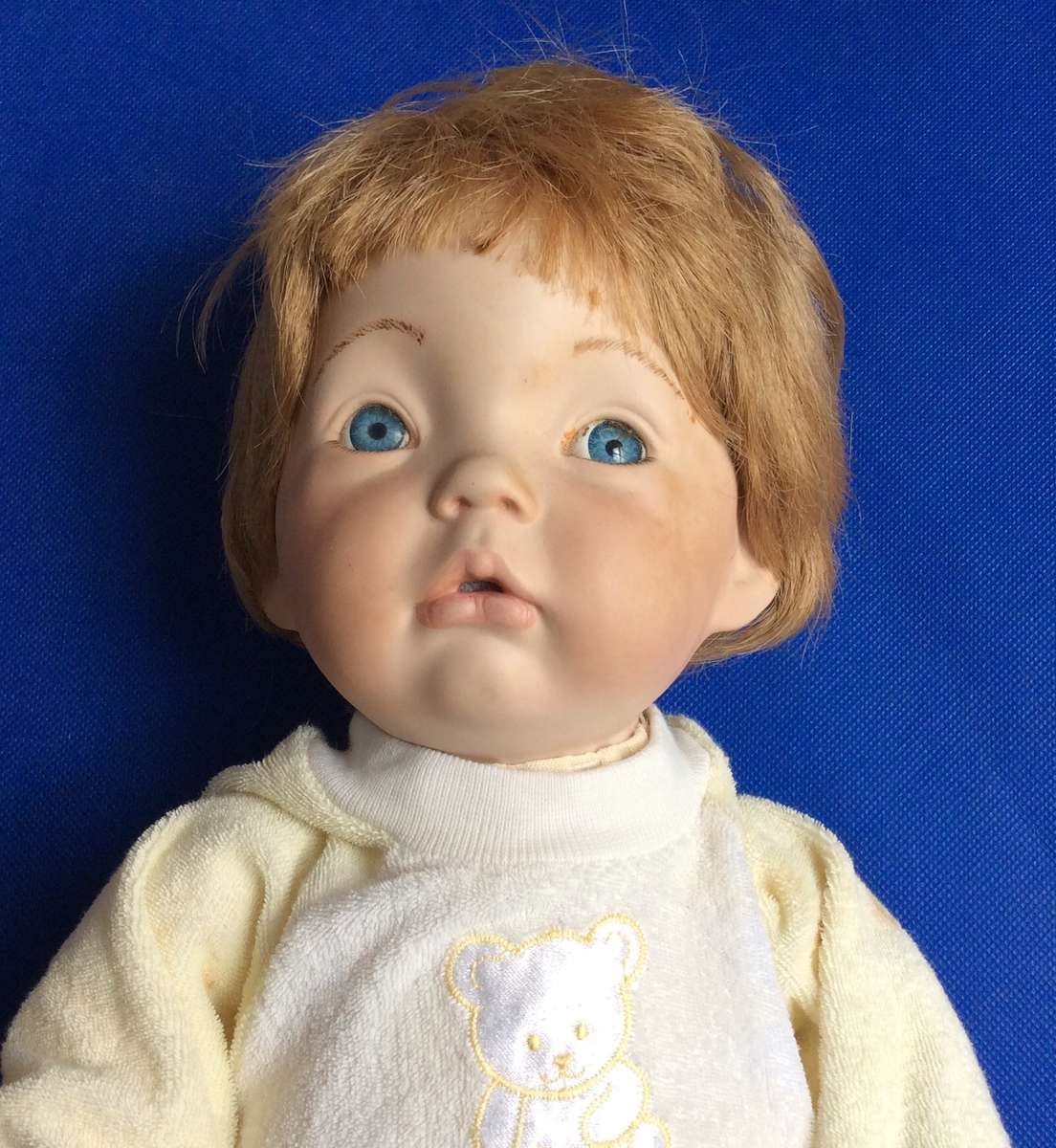 Vintage Porcelain Baby Doll - Little Boy